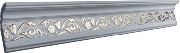 Glanzepol GP-4 GOLD 2000 ммx67 ммx134 мм, белый, золотистый