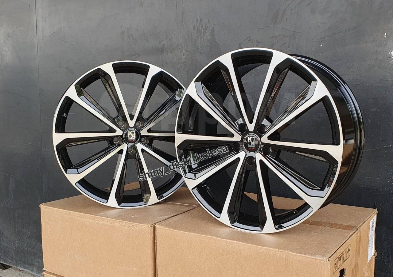 WHEELIO 5604 8.5x20/5x108 D65.1 ET35 4 диска черный, серебристый