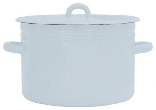 Купить Белую Эмалированную Кастрюлю