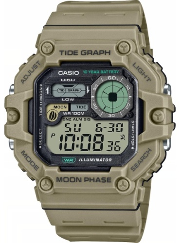 Кварцевые CASIO WS-1700H-5AVEF полимер