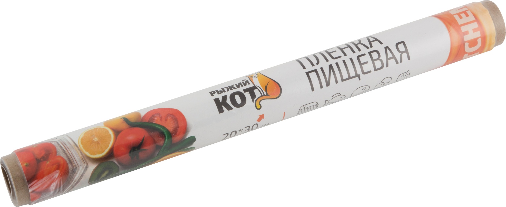 РЫЖИЙ КОТ пищевая пленка 310970 универсальное, для хранения продуктов