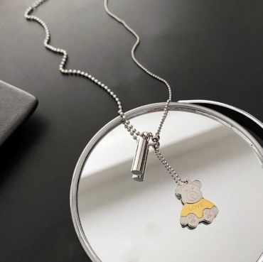 Цепь KOREAN SILVER длина 40 см титан без вставок