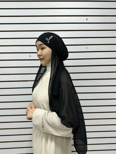 Шарф Hidjab style шифон 180 x 70 см
