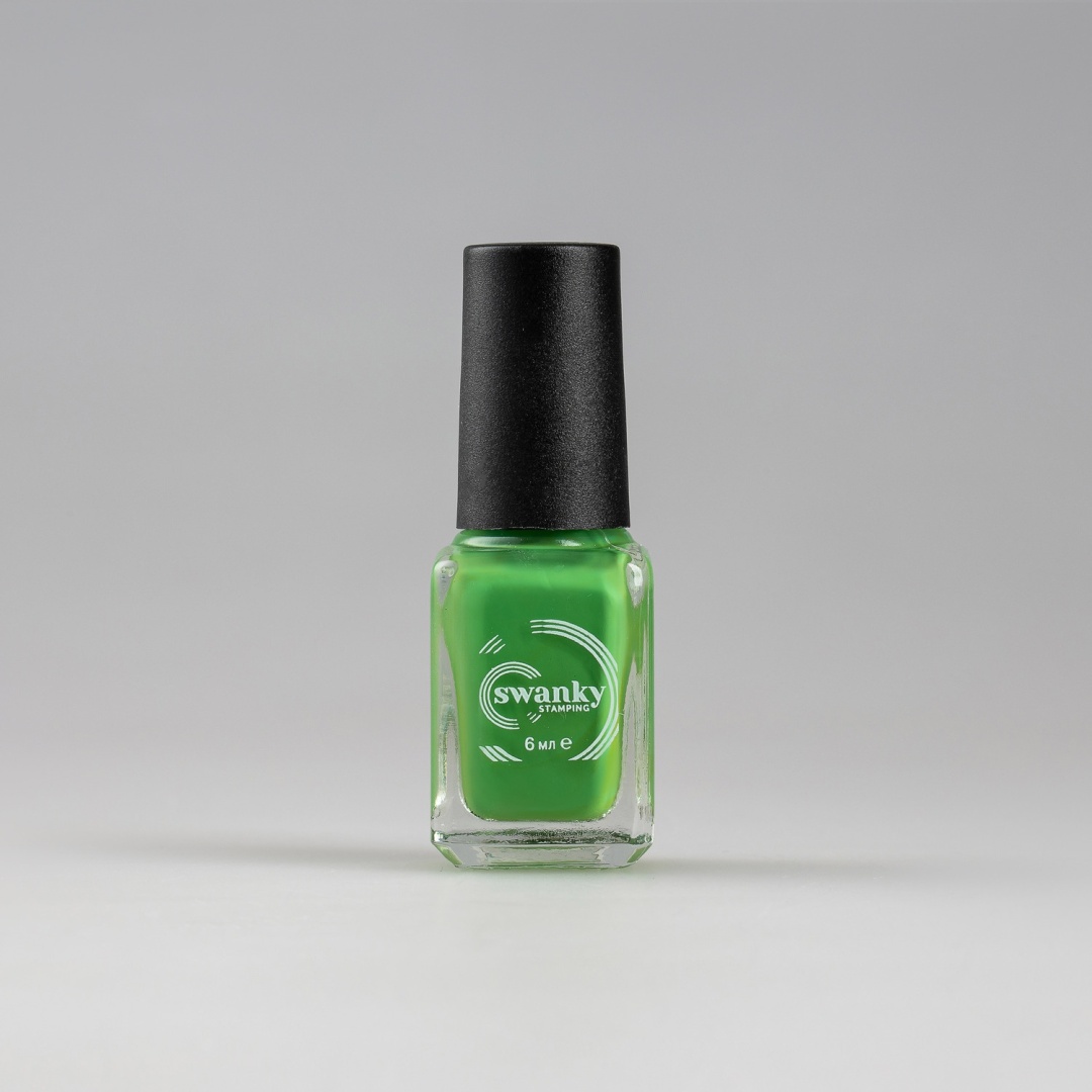 Swanky Stamping Лак для стемпинга S48 Classic green 6 мл