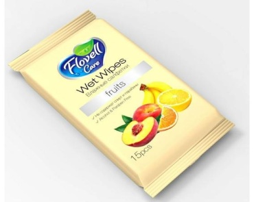 Влажные салфетки Flovell Care Fruits 15 шт