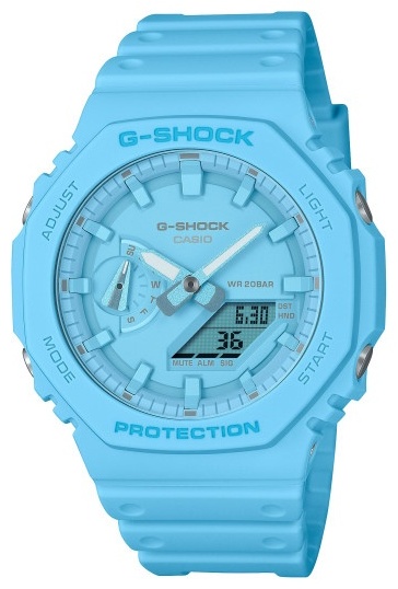 Кварцевые CASIO GA-2100-2A2ER полимер