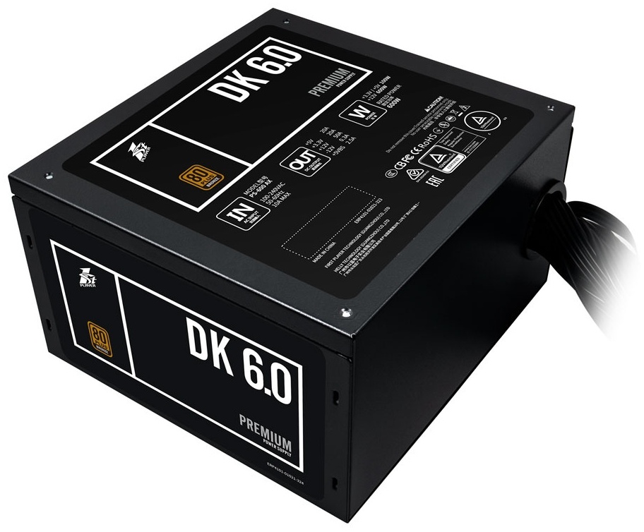 Купить Блок питания 1STPLAYER DK PREMIUM 6.0 PS-600AX 600 Вт в Алматы ...