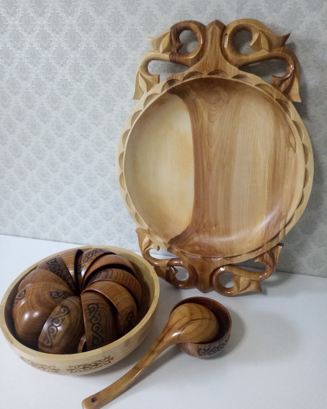 Астау ALFI-Shop 45х40 см, дерево, 15 шт