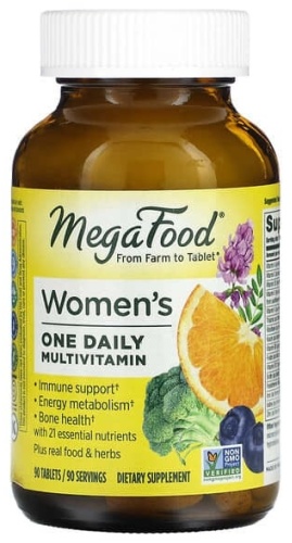 MegaFood Мультивитамины для женщин таблетки 90 шт
