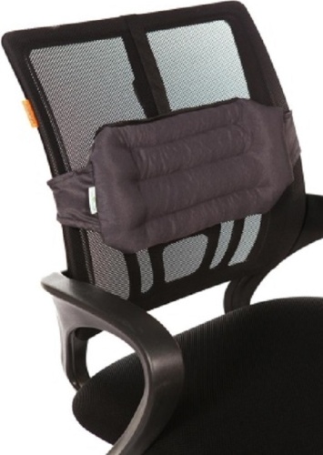 Подушка для спины Smart Textile 20x40 см, гречневая шелуха