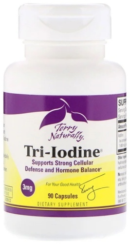 Terry Naturally Tri-Iodine капсулы 3 мг №90