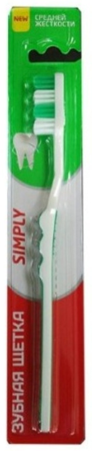 Rendal Зубная щетка «Simply» зубная щетка средняя 1 шт