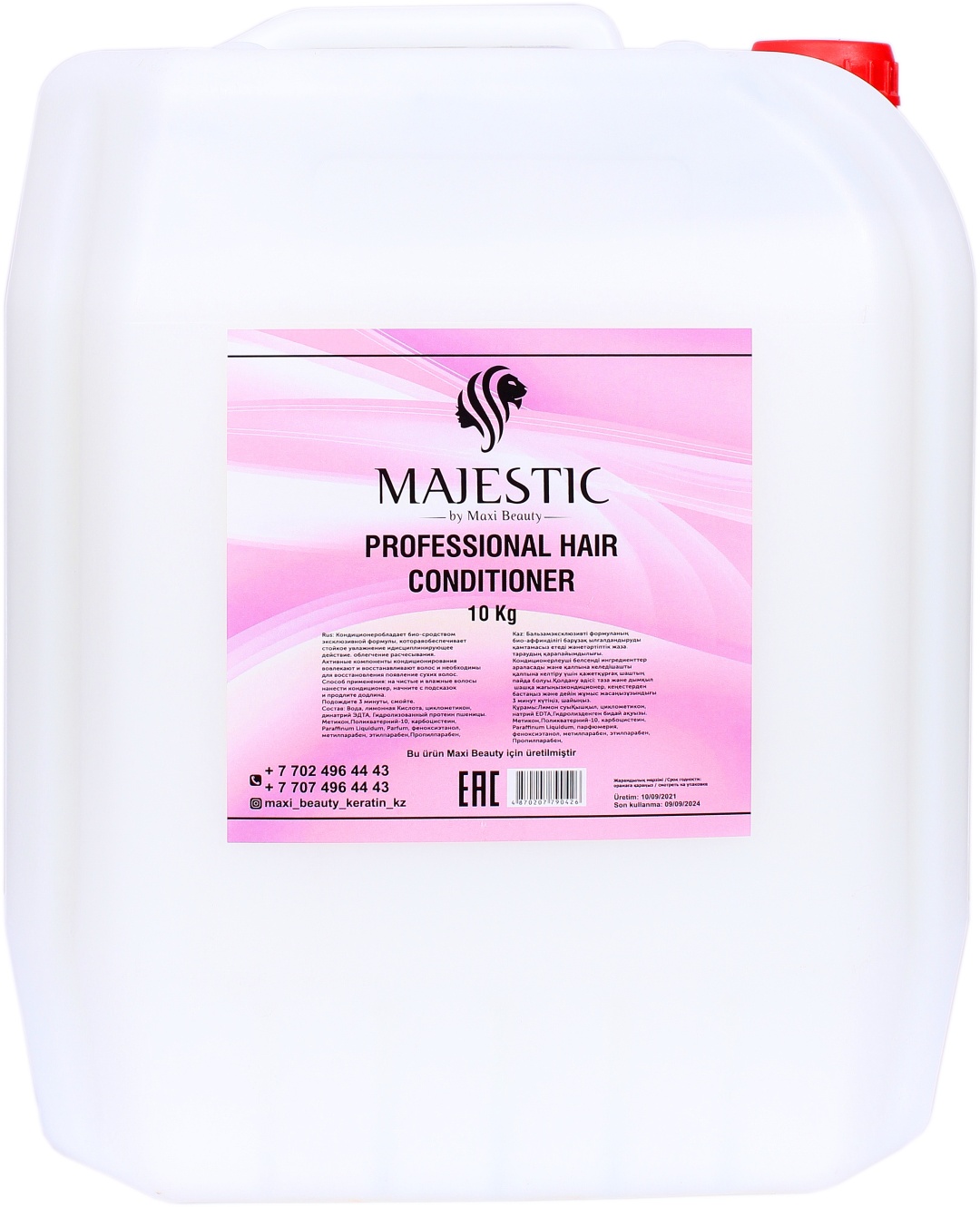 Majestic кондиционер Professional Hair Conditioner 10000 мл