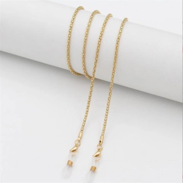 Держатель для очков Fashion Jewelry золотистый 70 см