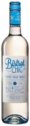 Вино Bistrot Chic Entre-Deux-Mers Blanc сухое белое 12% 0.75 л