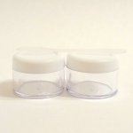 Емкость для косметических средств наливным путем пластик 15 мл 2 шт