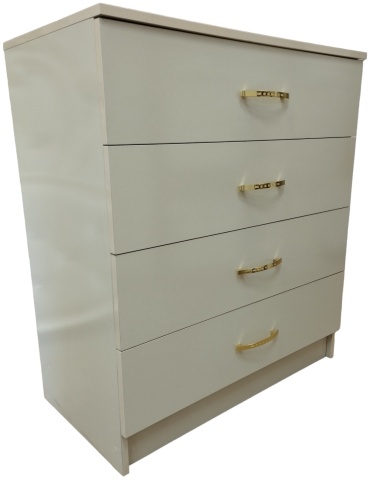 Комод 80, 80x42x90 см, бежевый
