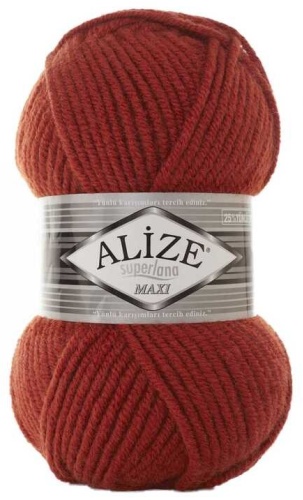 Моток Alize Superlana Maxi 36 терракот 100 м 100 г