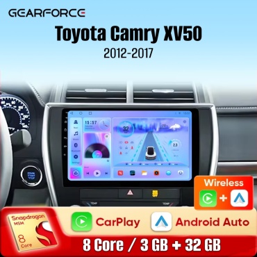 GearForce MDK Toyota Camry XV50 2012-2017 3gb+32gb + камера заднего вида в штатное место