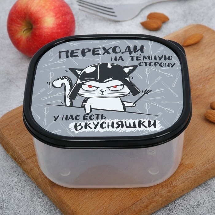 FoodVibes ланч-бокс Переходи на темную сторону 3855141 1 шт, пластик