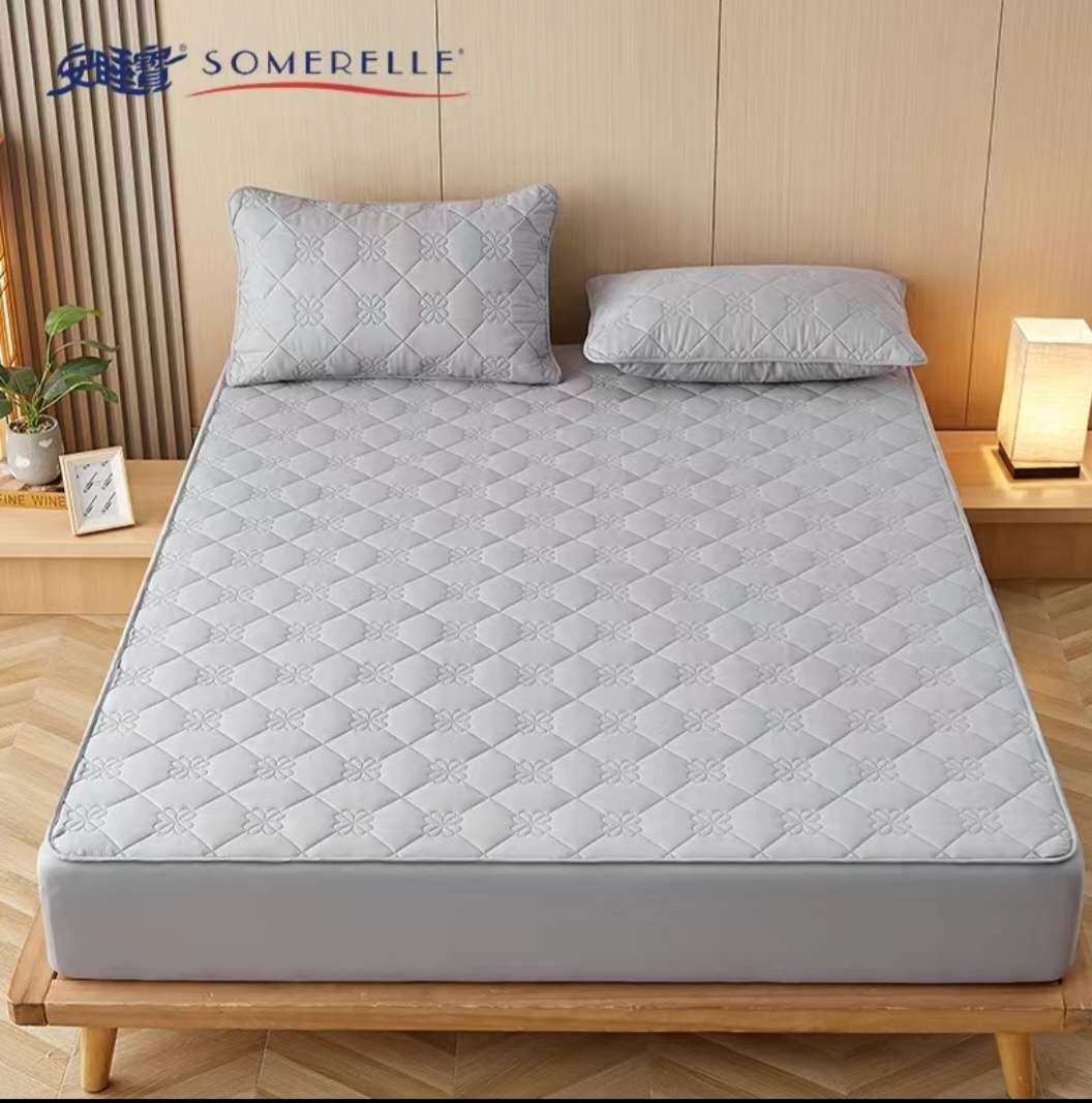 Somerelle чехол на матрас на резинке Ad2255 90.3x200 см, хлопок, полиэстер