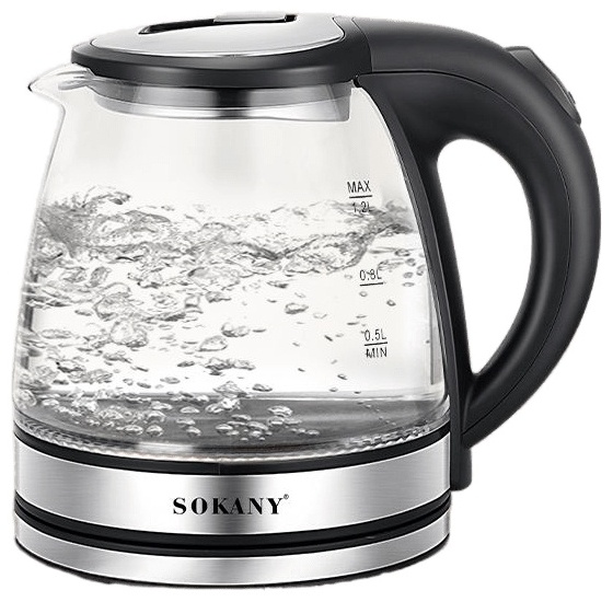 Электрочайник SOKANY SK-SH-1059 прозрачный