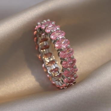 Кольцо LoLo Crystals размер 17 бижутерный сплав, цирконий