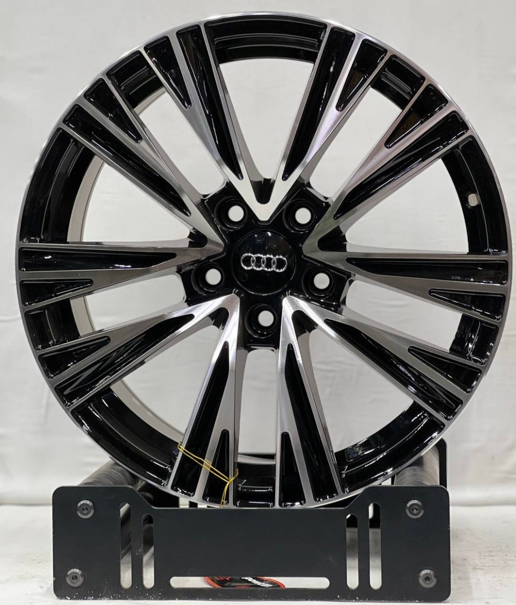 RS 02300 7.5x17/5x112 D66.6 ET35 4 диска черный, серебристый
