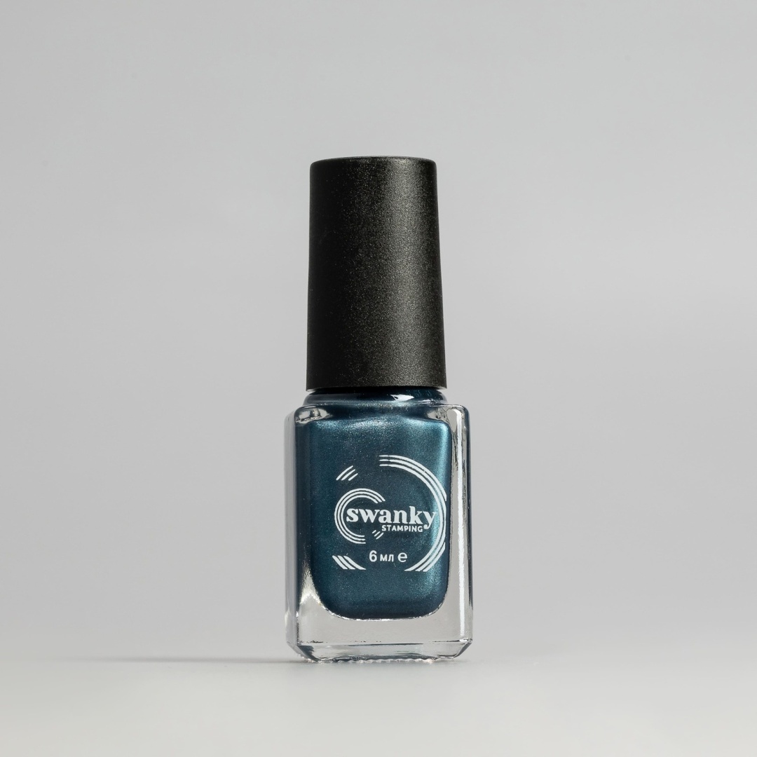Swanky Stamping Лак для стемпинга М113 Петроль 6 мл