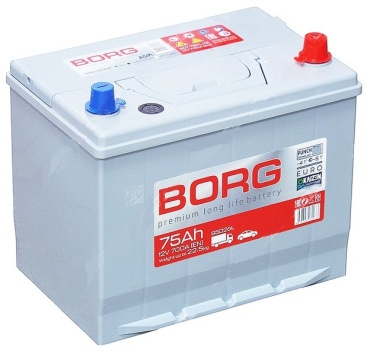 BORG 85D26L Premium 75 Ач обратная