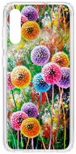 Чехол КRUЧЕ для Samsung Galaxy A70 прозрачный, рисунок
