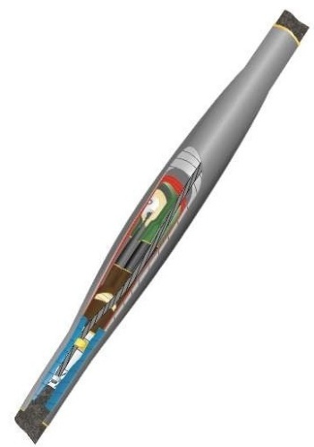 Проходная соединительная кабельная муфта 1кВ СТп(тк) 4х(150-240мм) с болтовыми соединителями
