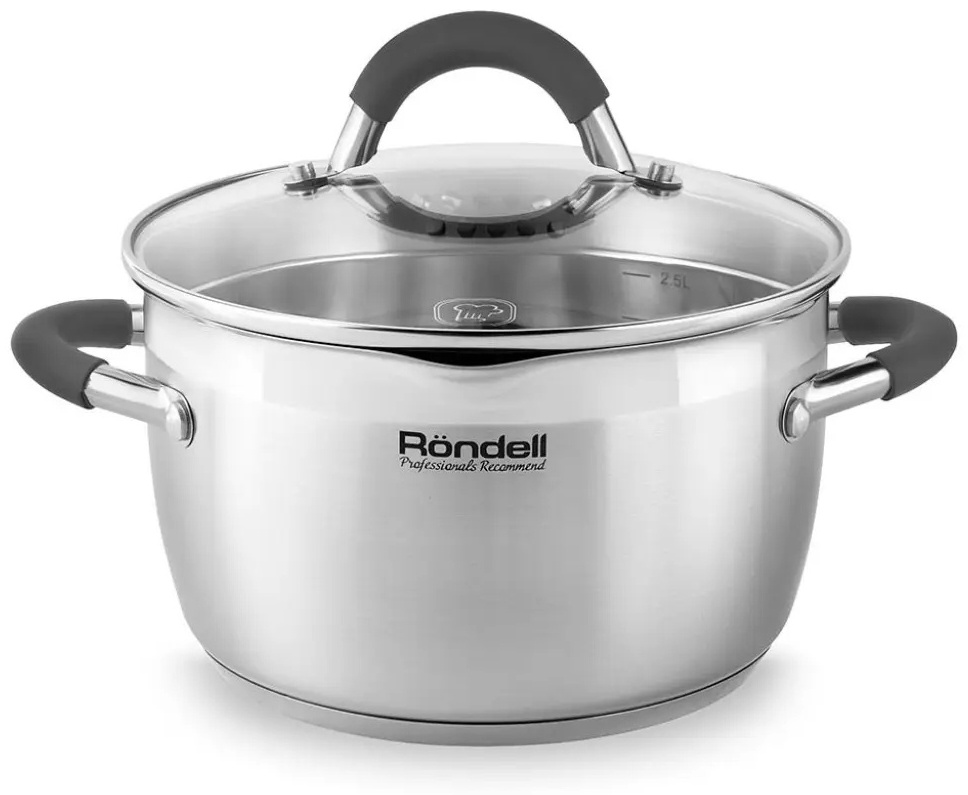 Кастрюля 2.3 л, Rondell RDS 023 нержавеющая сталь