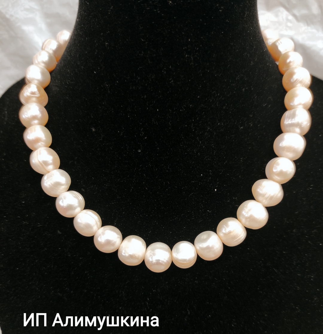 Бусы длина 45 см жемчуг жемчуг