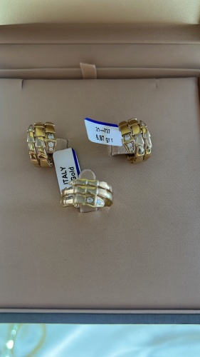 Italy Gold 048550807 вес 10 г золото, фианит