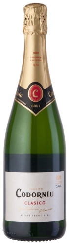 Cava Codorniu Clasico белое брют 11.5% 0.75 л
