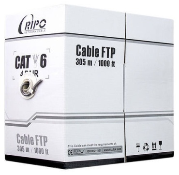 RIPO кабель FTP 8x0.57 кв.мм, 305 м