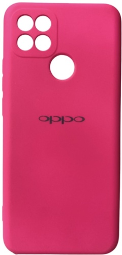 Чехол для OPPO A15, A15S розовый