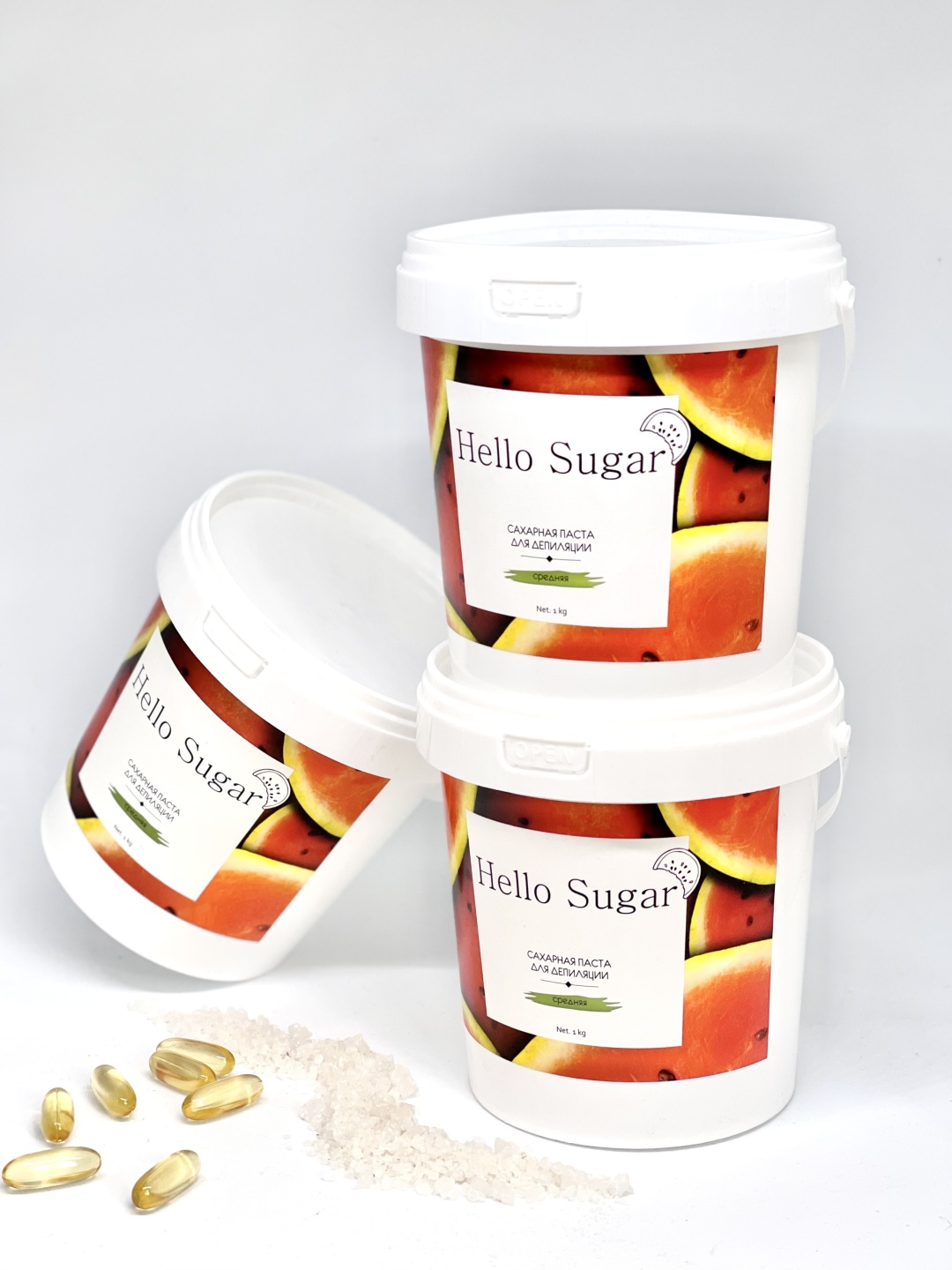 Hello Sugar Сахарная паста, средняя 3*1000 г