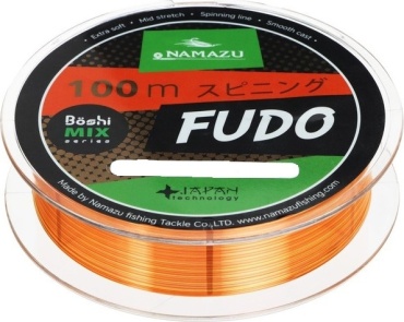 Леска Namazu монофильная Fudo NF100-0.3 0.3 мм оранжевый