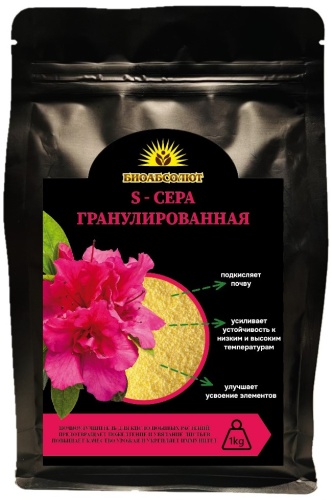 Биоабсолют гранулы S — сера гранулированная л 1 кг