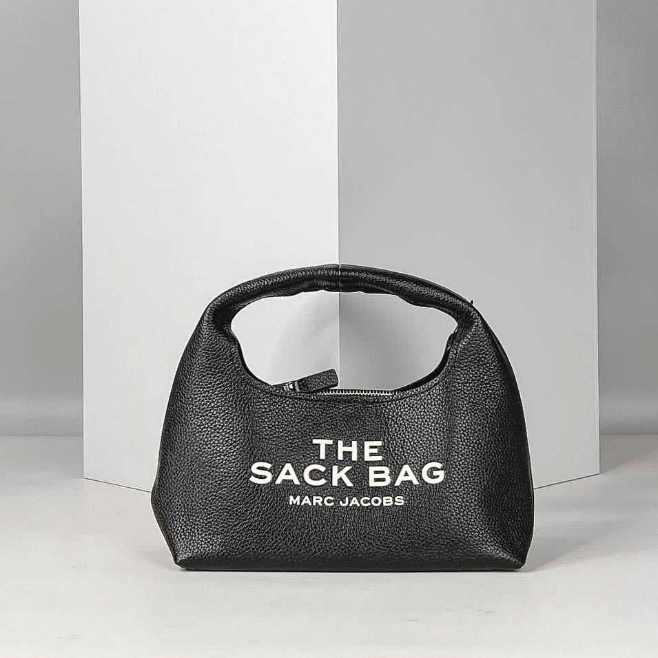 Сумка хобо MARC JACOBS натуральная кожа черный