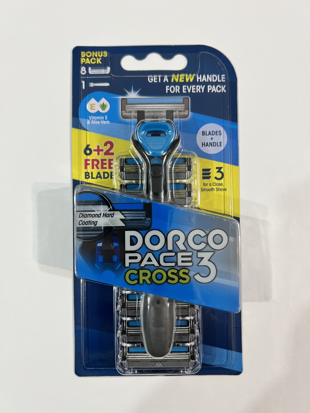 Купить DORCO Pace 3 Cross бритвенный станок 1 шт + сменные кассеты 8 шт ...