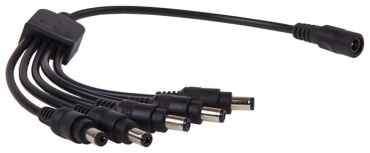 REXANT разветвитель питания DC 14-0318 1 шт, пластик, металл