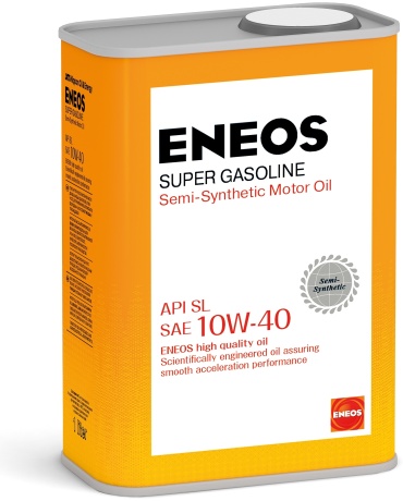 Полусинтетическое ENEOS Super Gasoline 10W-40 4 л