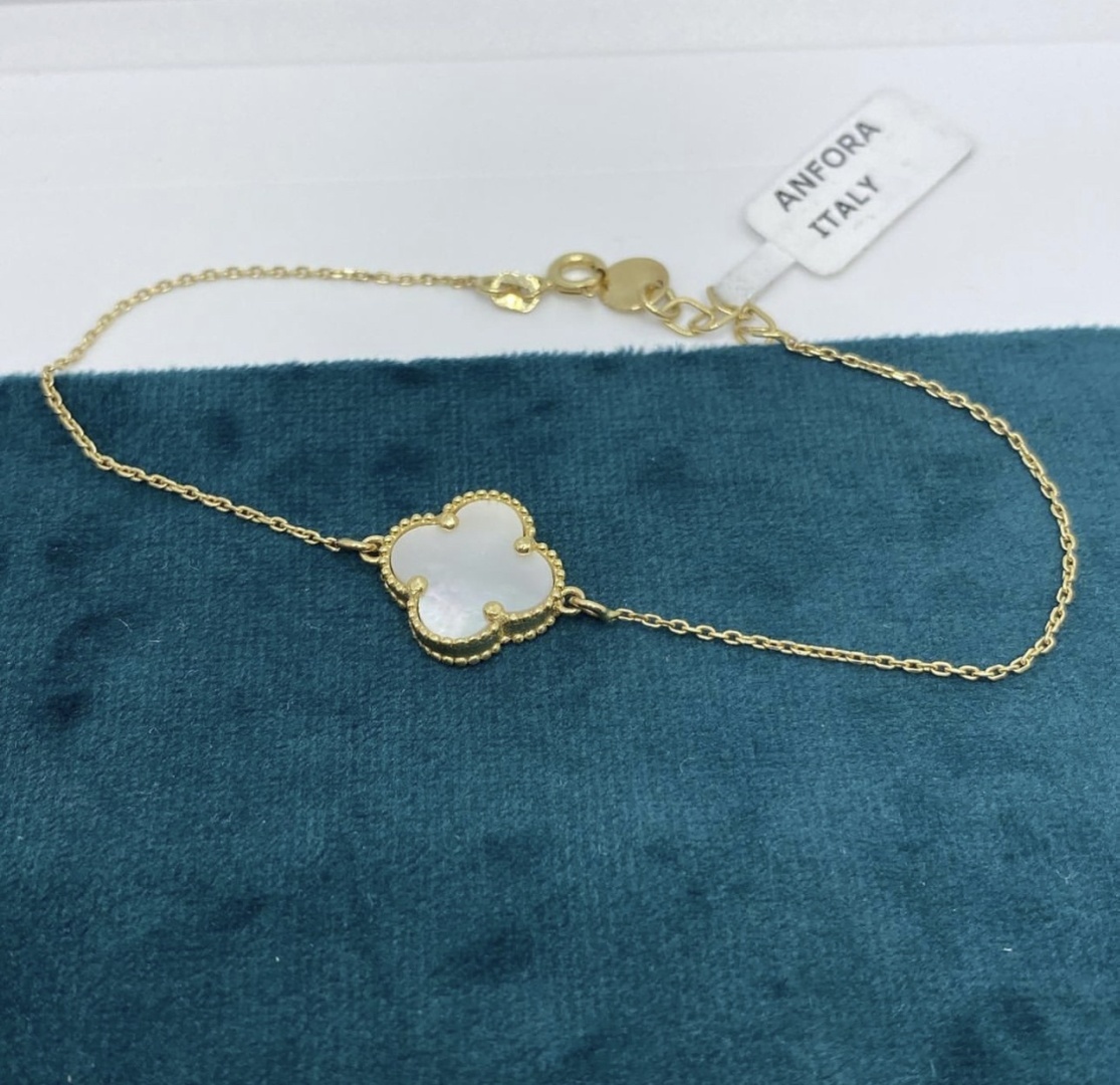 Ali Gold 00068 длина 18 см, вес 2 г золото, плетение якорное