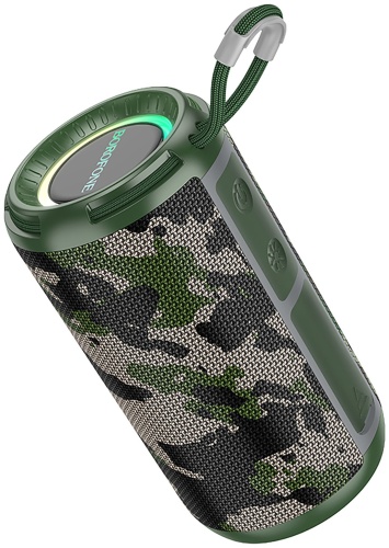 Портативная колонка Borofone BR37 зеленый хаки