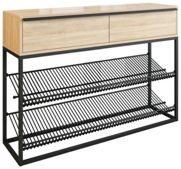Обувница Мебельcон 115x30x80 см, ЛДСП, металл