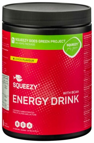 SQUEEZY изотоник ENERGY DRINK with BCAA LEMON 650 г