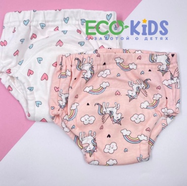 Insular Eco kids Эко трусики пони L 11-14 кг 2 шт